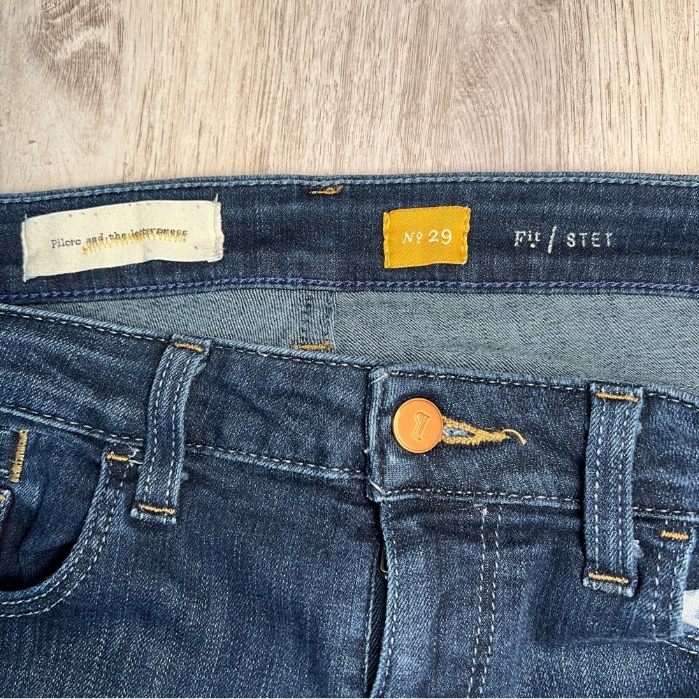 Pilcro And The Letterpress Anthropologie Women’s SJEJ Fit ‎ Jeans Size 29 - Picture 7 of 8
